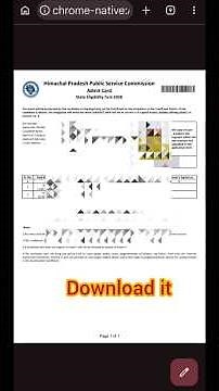 SET Admit Card 2026 Download Link 🔴 How to Download HP SET Admit Card Step-by-Step #hpset #hpssc #yt