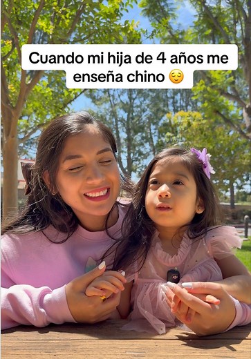 Cuando mi hija de 4 años me enseña chino: frase final inesperada