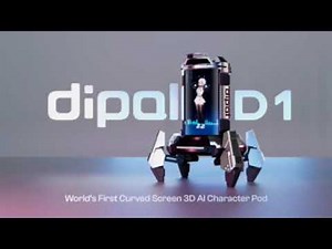 Dipal D1 – World’s First Curved Screen 3D AI Character Pod