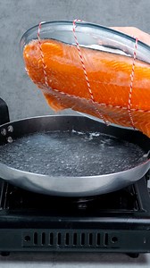 3.7M views · 18K reactions | The genius salmon cooking trick everyone...