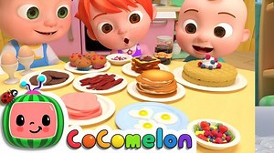 Breakfast is the most important meal of the day! Let’s sing along and see what delicious foods we can eat in the morning! Subscribe for new videos every week: https://www.youtube.com/c/cocomelon?sub_confirmation=1 Lyrics: Everybody wake up in the morning Everybody’s hungry I know Everybody wake up in the morning It’s breakfast time, let’s go! Breakfast is a-cooking in the kitchen Something yummy I know Breakfast is a-cooking in the kitchen Cooking on the stove! Pancakes, bacon and ham Buttered t