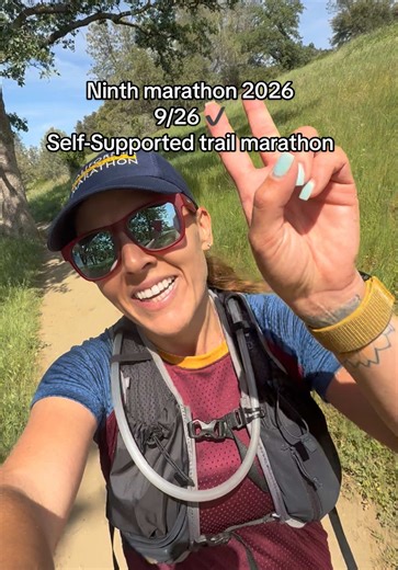 Self-Supported Trail Marathon 9/26 ✔️ Started as an attempt but we made it happen. Another one down. See you guys for number 10. @Saucony @HOKA @humagel @Honey Stinger #running #trailrunning #26marathons2026 #runnergirl #runtok