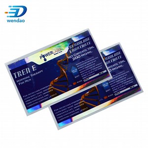[Hot Item] Health Care Free Design Safe Shipping Custom Brand Steroid Vial Label Box 10ml Vial Labels