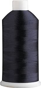 Super B Polyester Embroidery Thread - 40wt Large Spool 5000m for Commercial & Domestic Machine - 175 Popular Colors, 100% Polyester - Intense Blue 5552