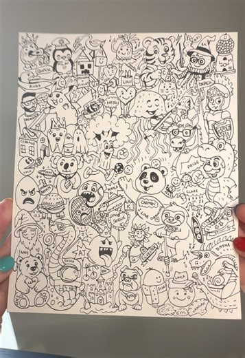 Discover What You Spot First in My Doodle Art