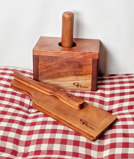 Handcrafted Hardwood Butter Press Mold Kit: Walnut, Maple, Cherry & Oak - Etsy
