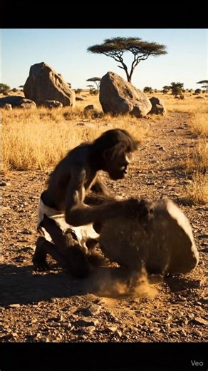Early Human Lifts Rock for Insects | Raw Prehistoric Survival Scene
