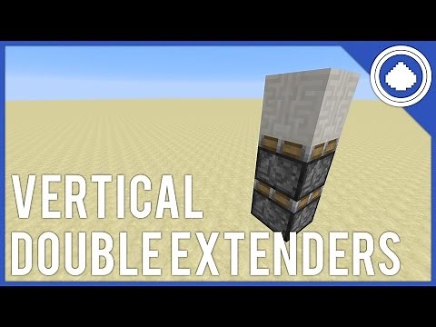 Vertical double piston extenders using Observers (Minecraft 1.11)