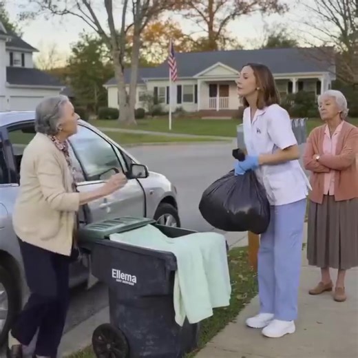 Videla sam kako moja snaja baca mento zeleno ćebe moje unuke – kada sam otvorila šav, nešto mi je palo u dlan, kao ključ koji otvara skriveni deo istine. Gledala sam kako moja snaja gura mento zeleno ćebe za bebe moje unuke u kontejner iza mirne američke kuće sa zastavom koja je vijorila na tremu i poštanskim sandučićima u savršenom redu. Zalupila je poklopac kao da zakopava više od smeća. Trebalo je da nastavim da vozim. Nisam. Zovem se Elena. Imam 69 godina. Pre tri godine – jednog utorka