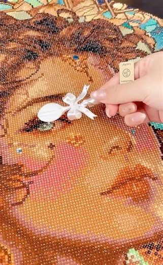 Diamond Painting🧡Visual ASMR for Relaxation💫💎Diamond Painting ASMR #asmr #diamondpainting #shorts