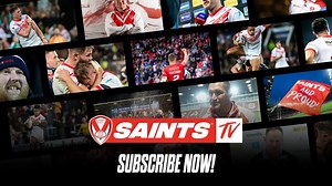 📺 Introducing our brand new Saints TV online video subscription service! FULL match replays of all Saints teams ✅ MORE Exclusive Features ✅ A BRAND new Podcast ✅ This will be the only place you can enjoy our online video content! 🙌 Enjoy a FREE trial 2020 Members will receive £20 discount on the Annual subscription! 🎟️ More info ➡️ https://www.saintsrlfc.com/2020/01/23/saints-tv-subscribe-to-our-brand-new-platform-for-saints-fans/ SAINTS TV ➡️ https://tv.saintsrlfc.com/ | St.Helens RLFC