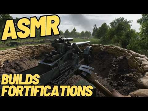 ASMR Fortification Build in Battlefield Ambience