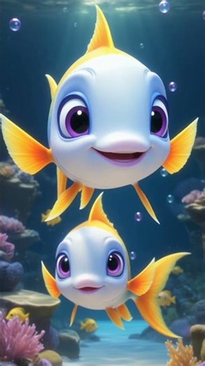fish, adorable fish, swimming fish, kids cartoon, adventure, deep sea, ocean life, colorful fish,