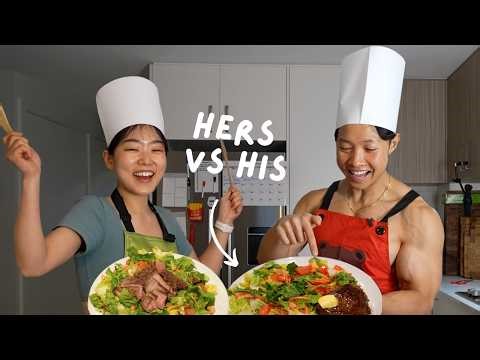 How we cook together for different fitness goals
