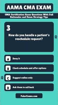 AAMA CMA Exam CMA Certification Exam Questions With Full Rationales and Exam Strategy Tips