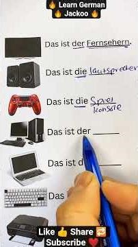 Deutsch lernen 🇩🇪 | learn easy German language