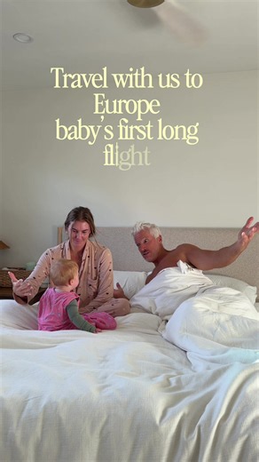Travel day in the life ✈️🤍 @Michael Justin #couple #dayinthelife #morningroutine #babytravel #travelday