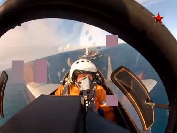 MiG-29K touch and go and landing, view from four perspectives... VLK | MiG-29 Mikoyan Gurevich "Fulcrum"