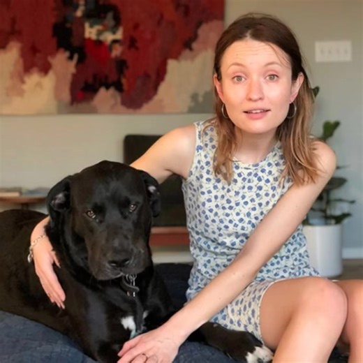 ‏emily browning with her dog #fyp #foryoupage #foryou #viraltiktok