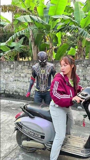 Mischievous Kids Tease Spider-Man with a Bicycle 😂🕷️🚲
