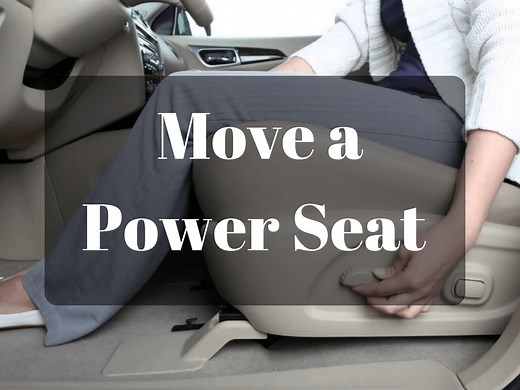 How to Manually Move a Power Seat Without Bringing It Down - Care My Cars