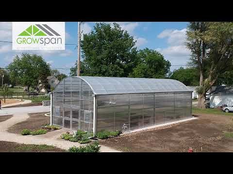 Urban Growing - GrowSpan S1000 Commercial Greenhouse - Cedar Rapids, Iowa