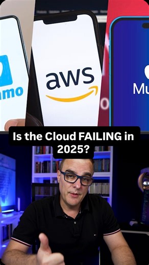 David Bombal on Instagram: "Is the Cloud FAILING in 2025? #aws #azure #ibm"