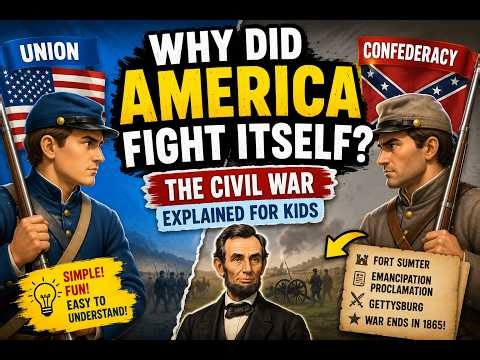 Why Did America Fight Itself? The Civil War Explained for Kids
