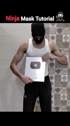 Ninja Mask Tutorial 🥷🏻 #shorts #viral #ninja