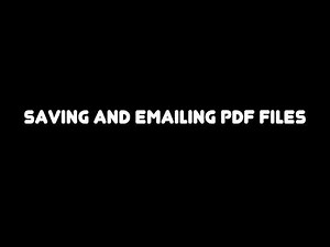 How to Save PDF files and attach them to an Email an Apple Tutorial with Mac Mail