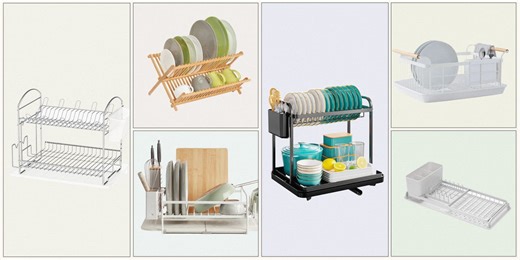 We Tested Popular Dish Drying Racks—This One Is the CLEAR Winner