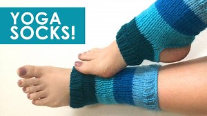 Get Zen & Cozy when you new knit Yoga Socks! Free knitting pattern video tutorial on my website: http://www.studioknitsf.com/2016/01/how-to-knit-yoga-socks-easy-for-beginning-knitters/ | Studio Knit