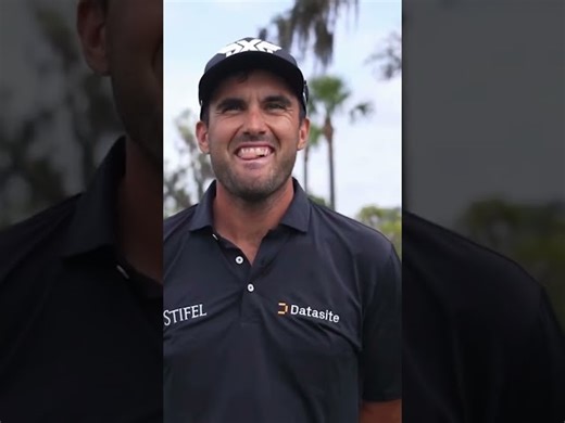 Golfer tapes mouth shut with masking tape to stop himself shouting