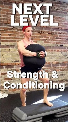Next-Level Strength: Sandbag Bear Hug Step Ups for Total Power
