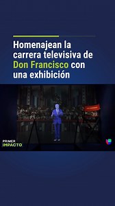 1.1K views |  Don Francisco recibe homenaje por sus 60 años de carrera televisiva en la Universidad Católica de Chile, lugar donde comenzó todo. | Univision Tampa Bay | Facebook