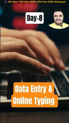 Learn Data Entry & Online Typing in 60 Seconds | Start Earning from Home 💻