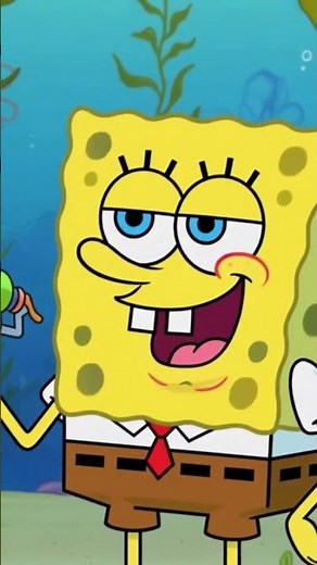 SpongeBob SquarePants rapping underwater