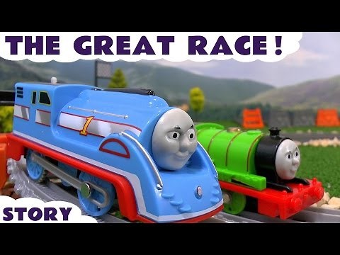 Thomas and Friends The Great Racing Challenge with Trackmaster Streamlined Thomas Train