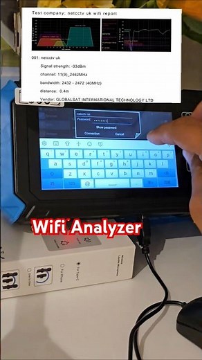 WiFi Analyzer & CCTV Network Tester – How to Check WiFi Signal Strength, Distance to Router #network