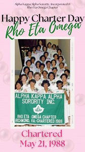 1.7K views · 43 reactions | Today, Rho Eta Omega celebrates 37 years...