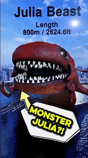 Misteri Julia Beast: Monster Laut Raksasa yang Terekam NOAA?! #feedshorts #julia #seamonster