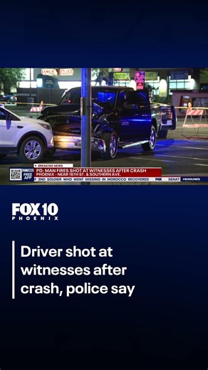 Driver shot at witnesses who tried helping him after crash, police say | FOX 10 Phoenix