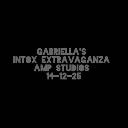 Intox Extravaganza | Though filmed on sub-par phones, here are brief compiled clips from GABRIELLA'S INTOX EXTRAVAGANZA at Amp Studios 14-12-25 This was for... | Instagram