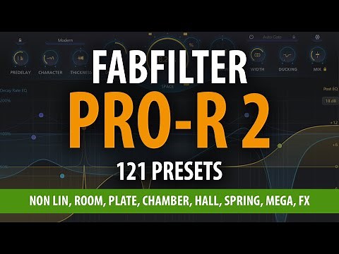 FabFilter PRO-R 2 - 121 Presets | No Talking