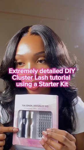 Extremely Detailed DIY at home Cluster Lash Tutorial using a Starter Kit. The Starter Kit contains: 1 Set of cluster lashes with 8-16mm lashes 1 Cluster Lash Applicator for an easy lash application 1 2in1 Bond & Superlock to apply your cluster lashed and Lock your lashes in place to extend wear 1 Lash remover for a damage free lash removal The kit is now available at a discounted price of 3700ksh from 5000ksh. Save 1300ksh by purchasing the kit. #clusterlashtutorial #clusterlasheskenya #lashstar
