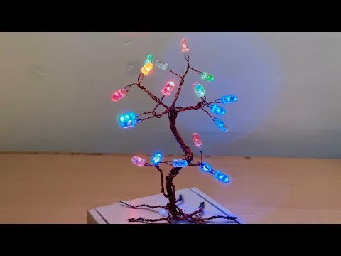 Wow !! Beautiful Lightning Idea - Making a Led Tree