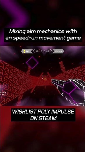 Mixing aim mechanics with speedrun movement game! Insane aim 🔥 #gamedev #indiegame #speedrun