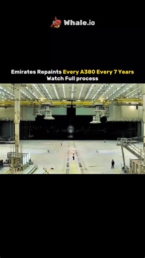 explain_with_science on Instagram: "Emirates repaints each A380 roughly every 7 years because paint wears down due to extreme sunlight, temperature changes, and air friction at high altitude. Fresh paint protects the aircraft body from corrosion, improves aerodynamics, and reduces fuel drag. This is why Emirates uses large dedicated teams and specialized hangars to maintain safety, efficiency, and brand identity. . Via: emirates . All credit goes to the respective owner(s). I do not own the audi