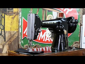 Threading a Singer 206k Sewing Machine