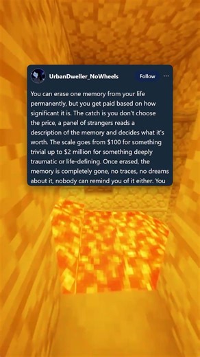 🧠 Erase One Memory For Cash 💰 #shorts